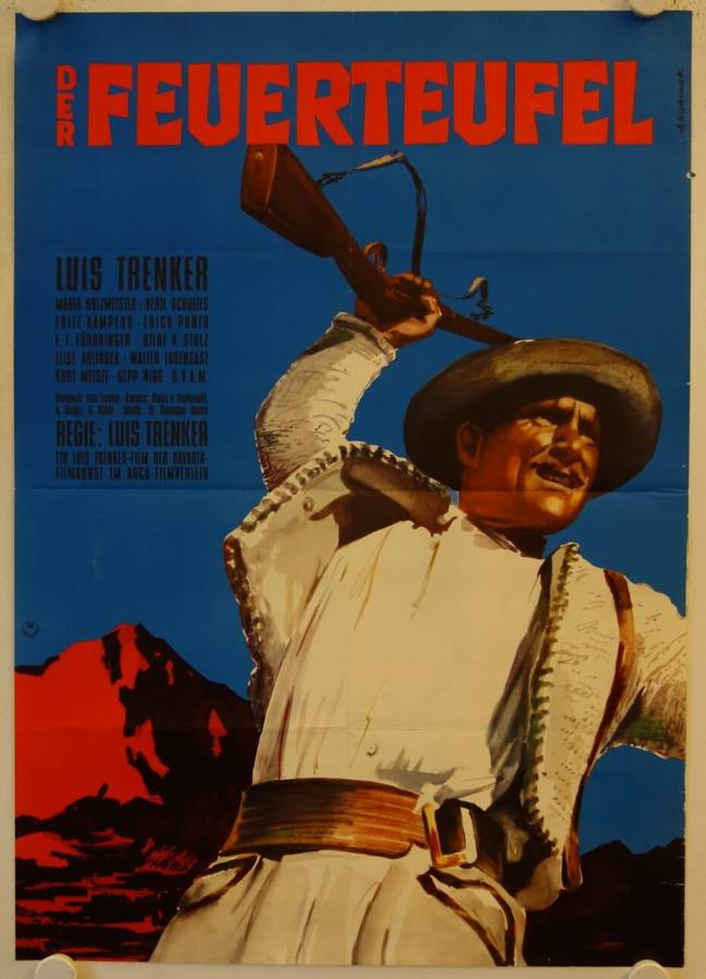 Der Feuerteufel originales deutsches Filmplakatm R60s