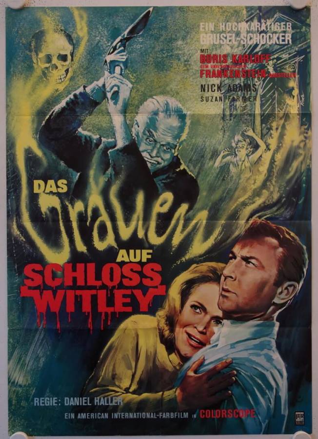 Das Grauen auf Schloss Whitley originales deutsches Filmplakat