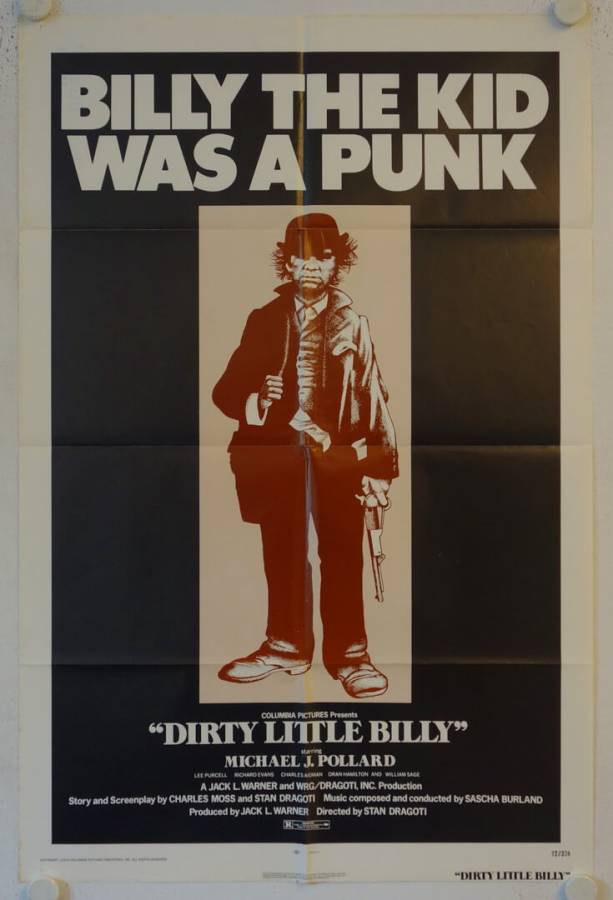 Dreckiger kleiner Billy originales US Onesheet Filmplakat