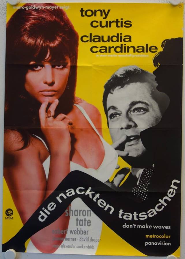 Don't Make Waves original release german movie poster