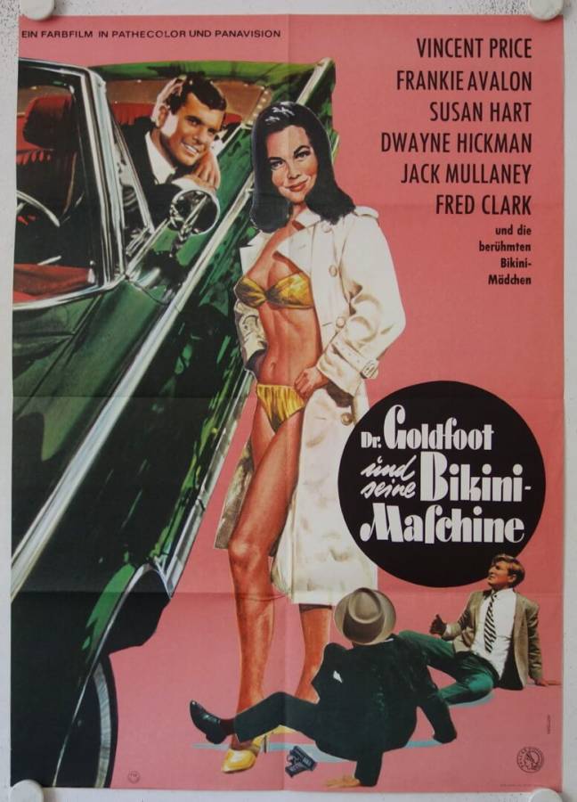 Dr. Goldfoot und seine Bikini-Maschine originales deutsches Filmplakat