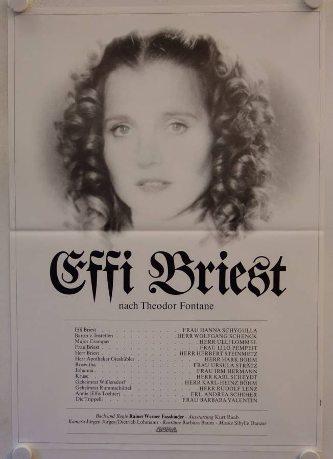 Effi Briest original release german movie poster