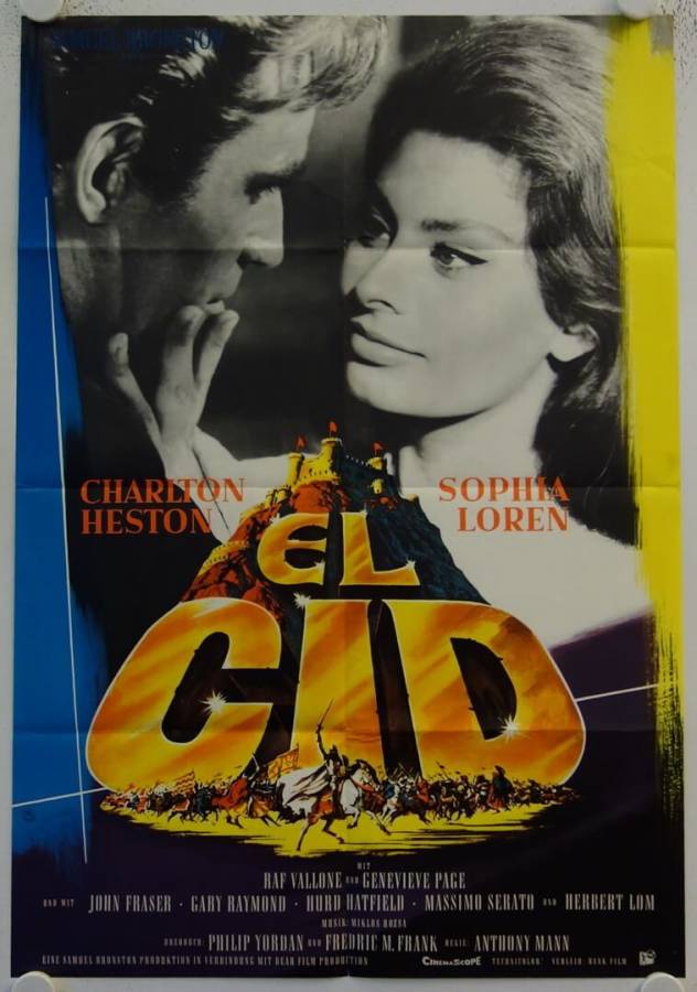 El Cid originales deutsches Filmplakat