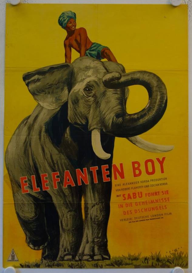 Elefantenboy originales deutsches Filmplakat