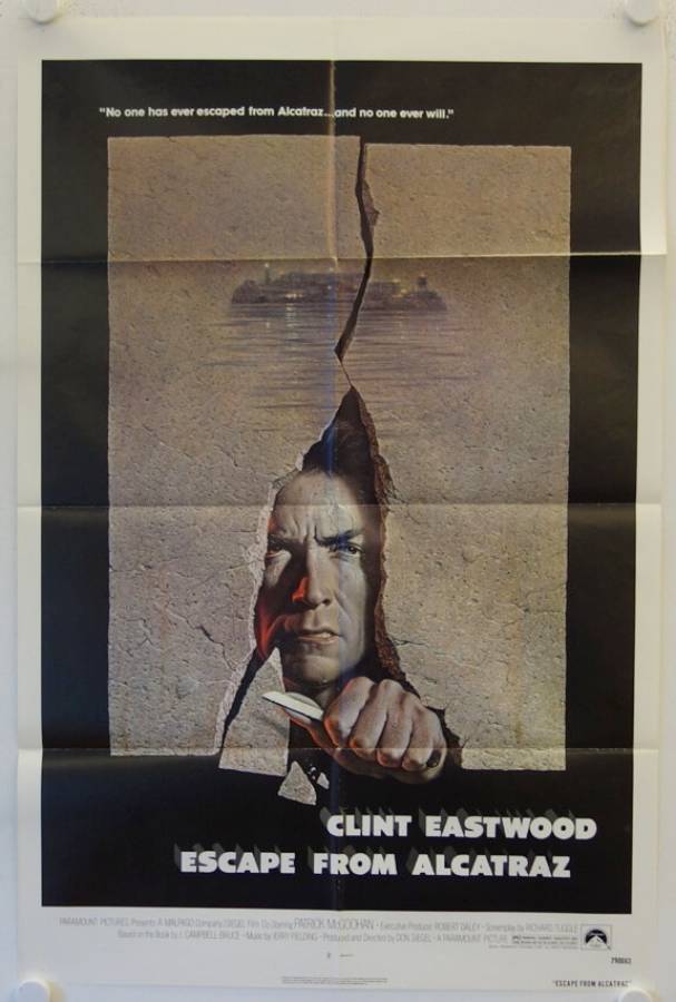 Flucht von Alcatraz originales US Onesheet Filmplakat