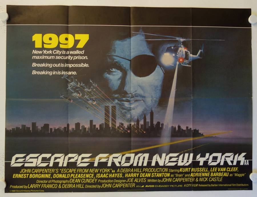 Die Klapperschlange originales britisches Filmplakat