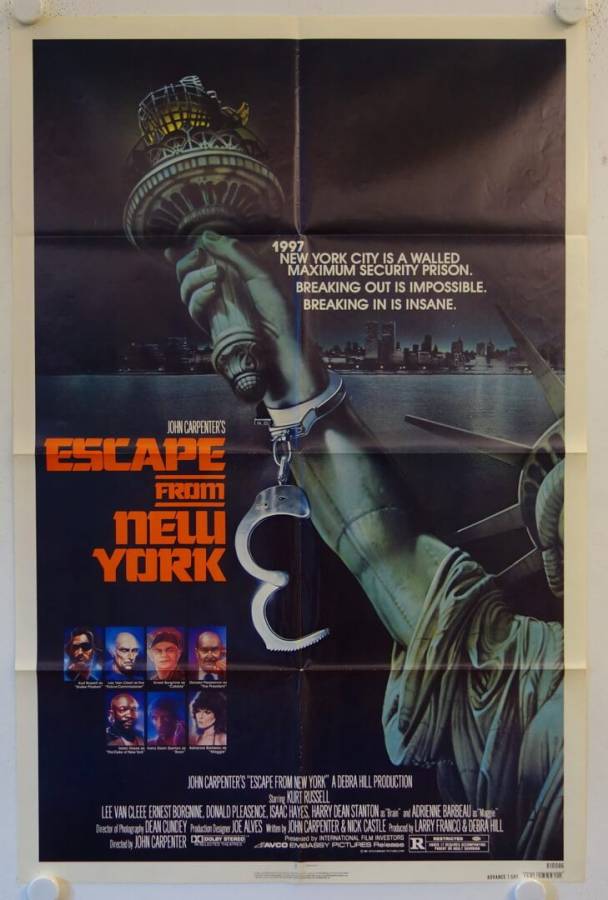 Die Klapperschlange originales US Filmplakat