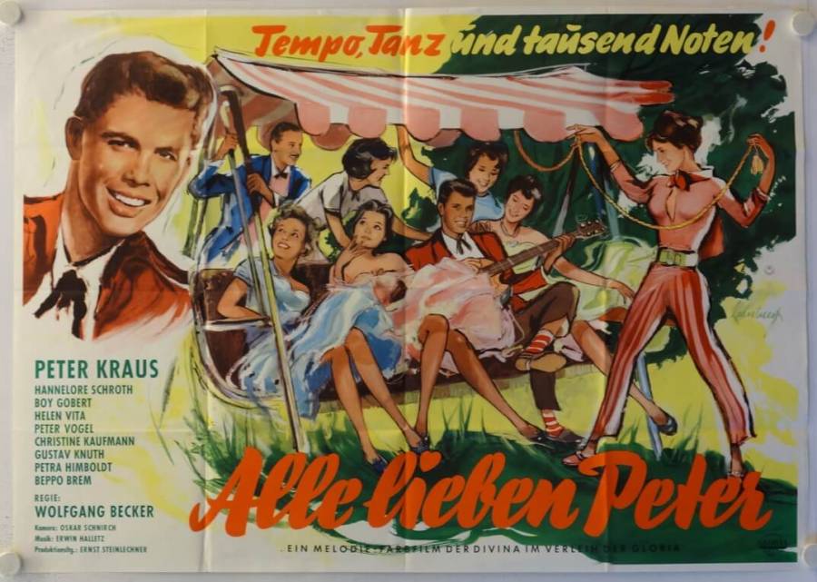 Everybody loves Peter original release german double-panel movie poster