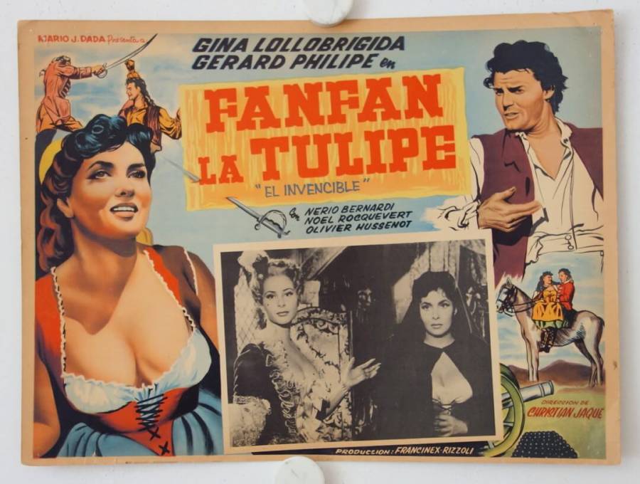 Fanfan der Husar originale mexikanische Lobby Card