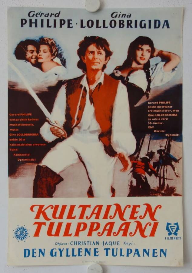 Fanfan der Husar originales finnisches Filmplakat