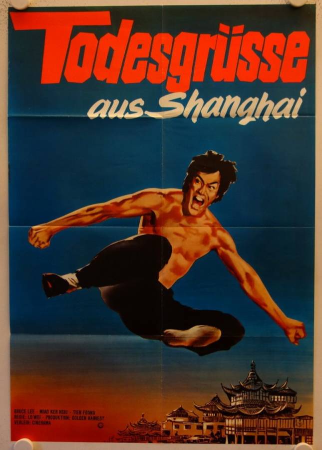 Todesgrüsse aus Shanghai originales deutsches Filmplakat