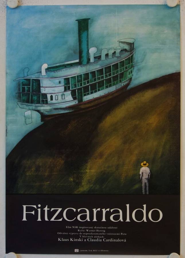Fitzcarraldo originales tschechisches A1 Filmplakat