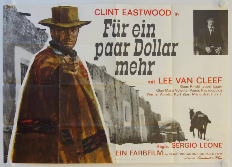 Für ein paar Dollar mehr originales deutsches A0-Filmplakat