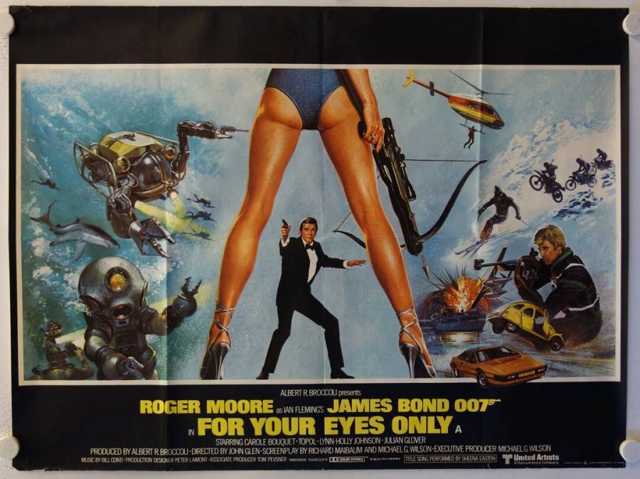 James Bond 007 - In tödlicher Mission originales British Quad Filmplakat
