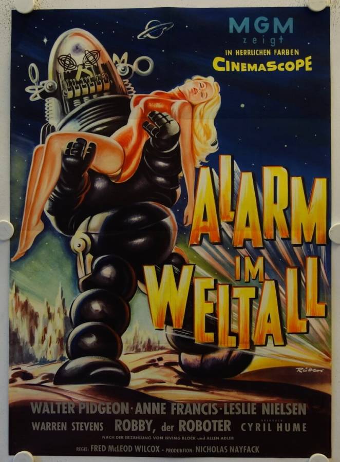 Alarm im Weltall originales deutsches Filmplakat