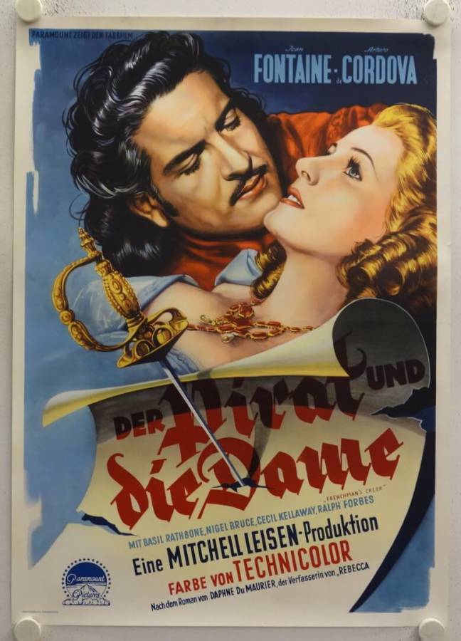 Der Pirat und die Dame originales deutsches Filmplakat