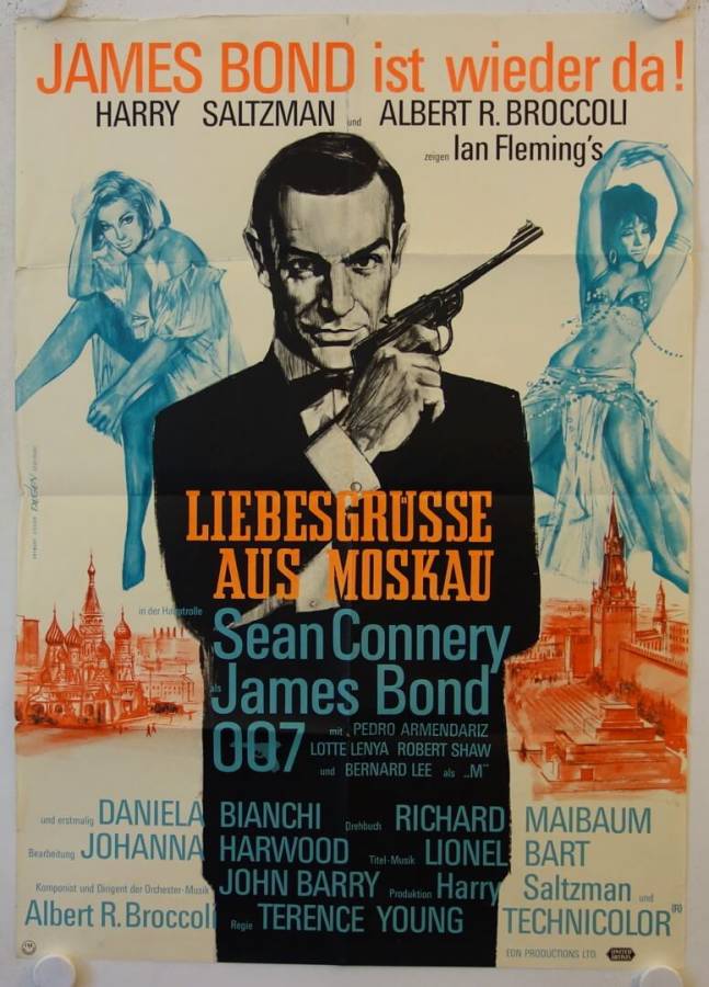 Liebesgrüsse aus Moskau originales deutsches Filmplakat