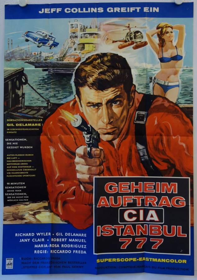 Geheimauftrag CIA Istanbul 777 originales deutsches A0-Filmplakat