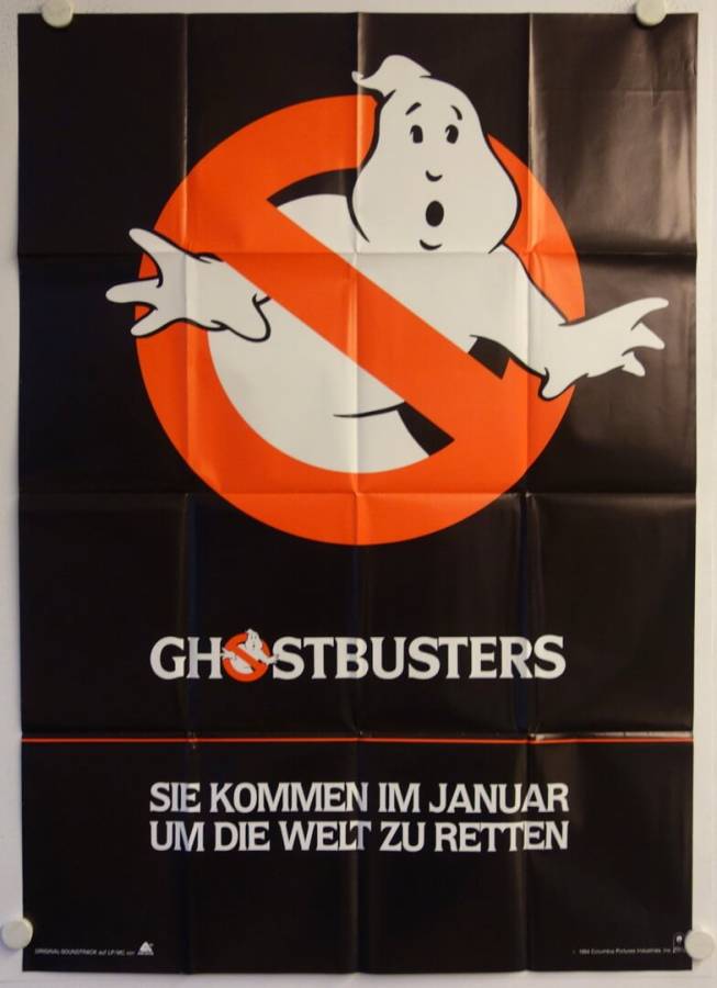 Ghostbusters originales deutsches A0-Filmplakat