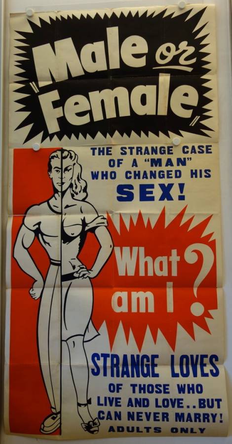 Glen or Glenda re-release US Three-Sheet movie poster