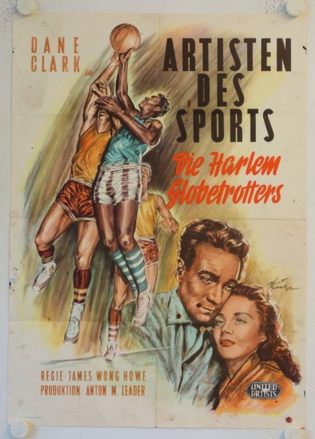 Artisten des Sports - Die Harlem Globetrotters originales deutsches Filmplakat