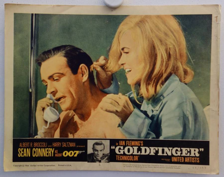 James Bond 007 - Goldfinger originale US Lobby Card