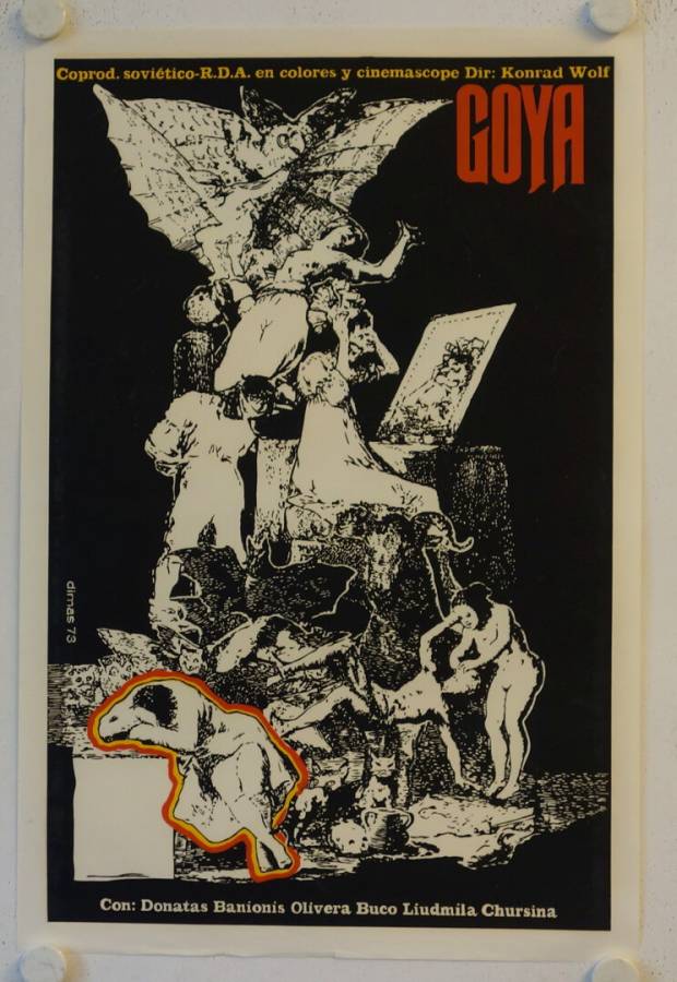 Goya original release cuban movie poster