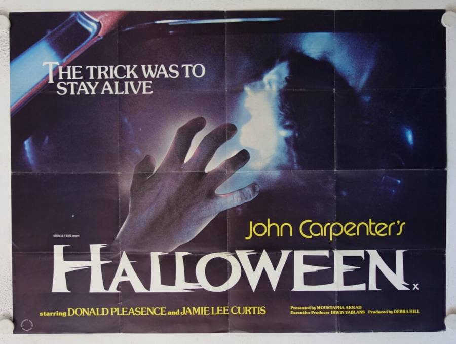 Halloween originales British Quad Filmplakat