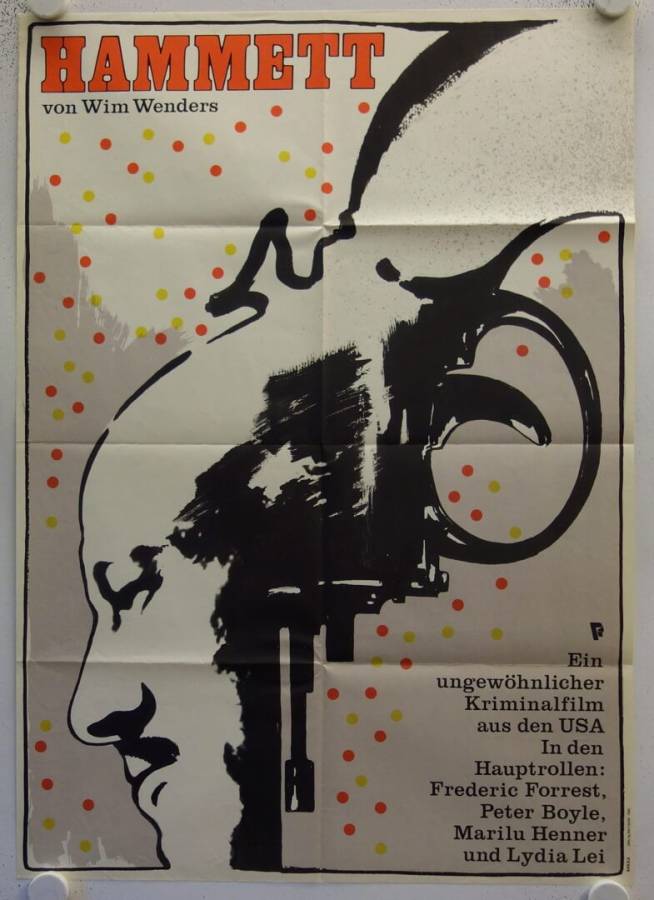Hammett original release east-german movie poster