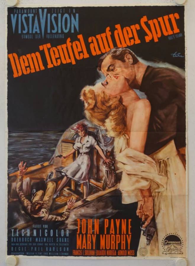Dem Teufel auf der Spur originales deutsches Filmplakat