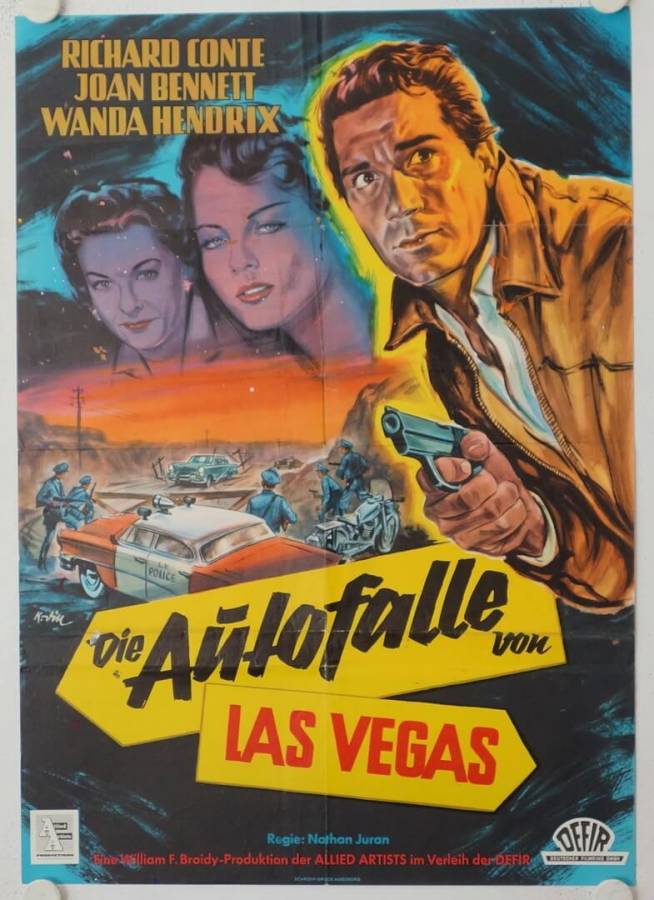 Highway Dragnet original release german movie poster