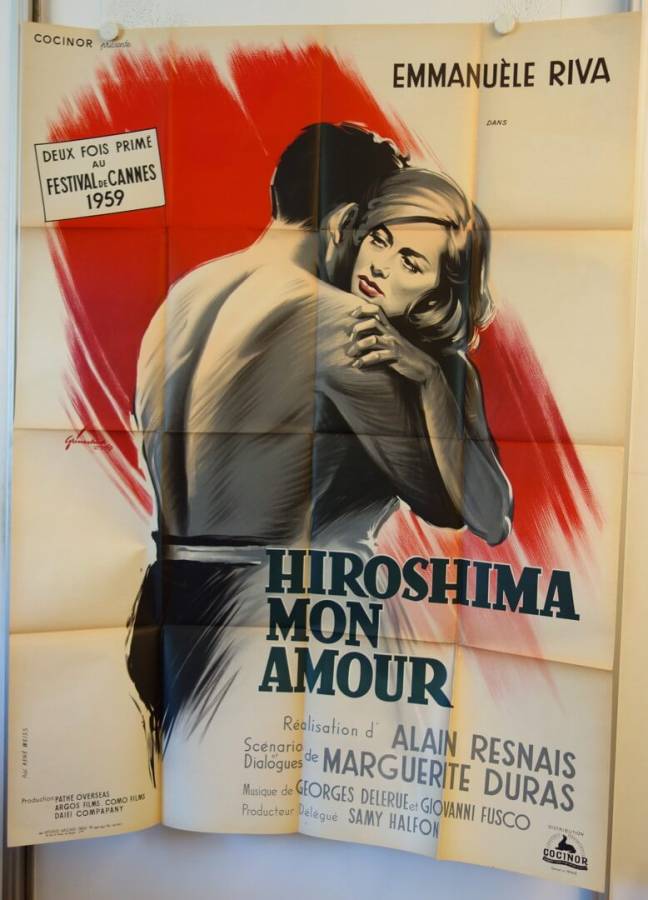 Hiroshima mon Amour original release large french movie poster