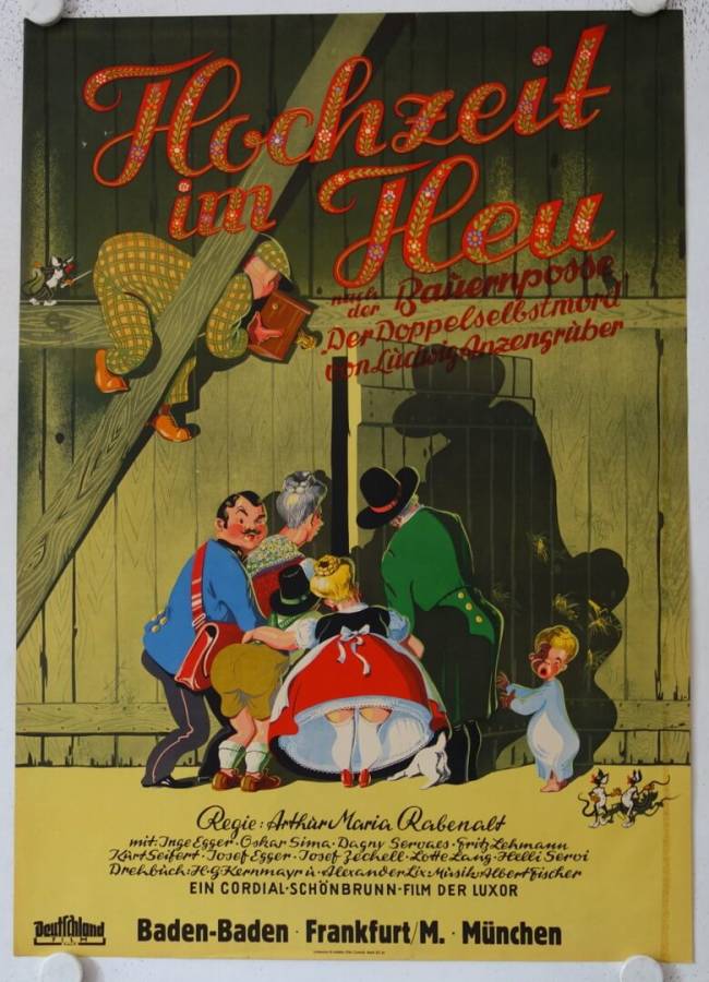 Hochzeit im Heu originales deutsches Filmplakat