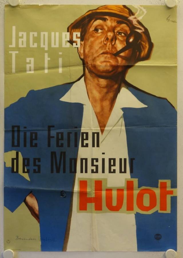 Hulot's Holiday re-release german movie poster