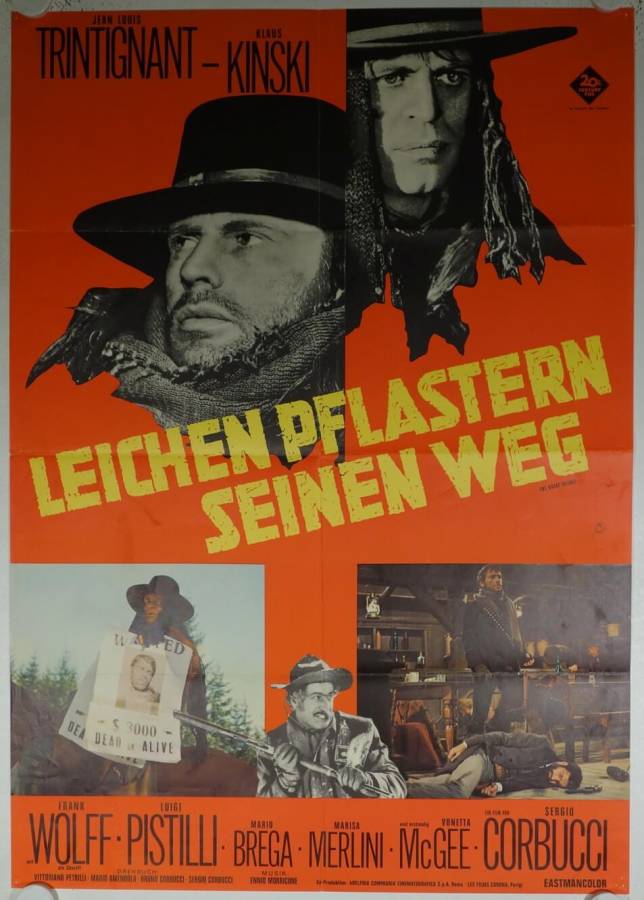 Leichen pflastern seinen Weg originales deutsches Filmplakat