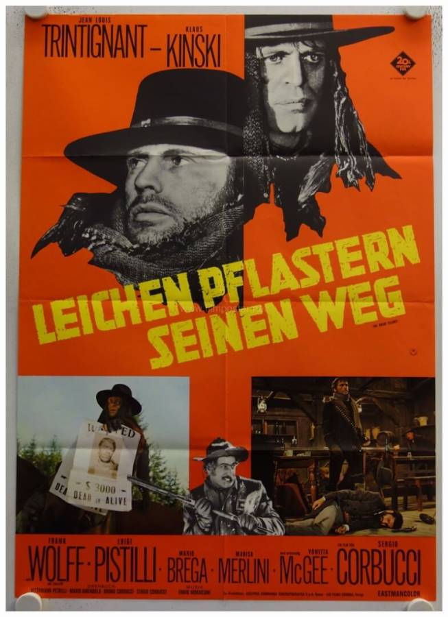 Il Grande Silenzio - The Great Silence original release german movie poster