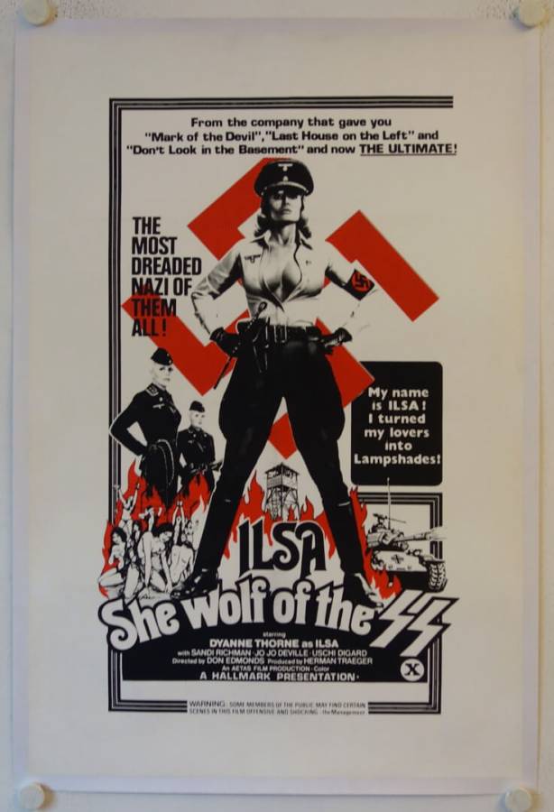 Ilsa She-Wolf of the SS originales US Onesheet Filmplakat