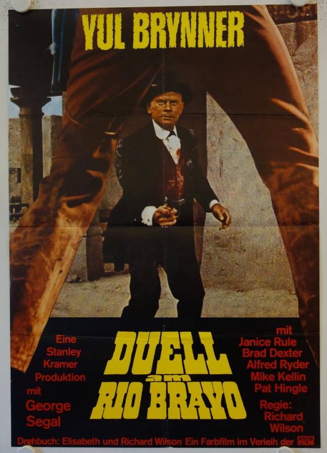 Invitation to a Gunfighter re-release german movie poster