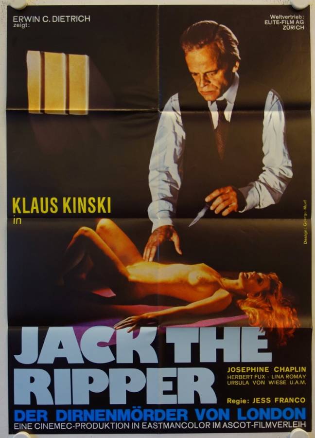 Jack the Ripper original release german movie poster
