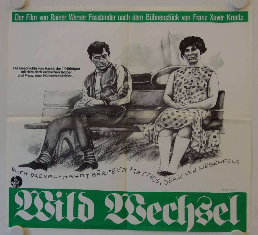 Wildwechsel originales Filmplakat aus der Schweiz