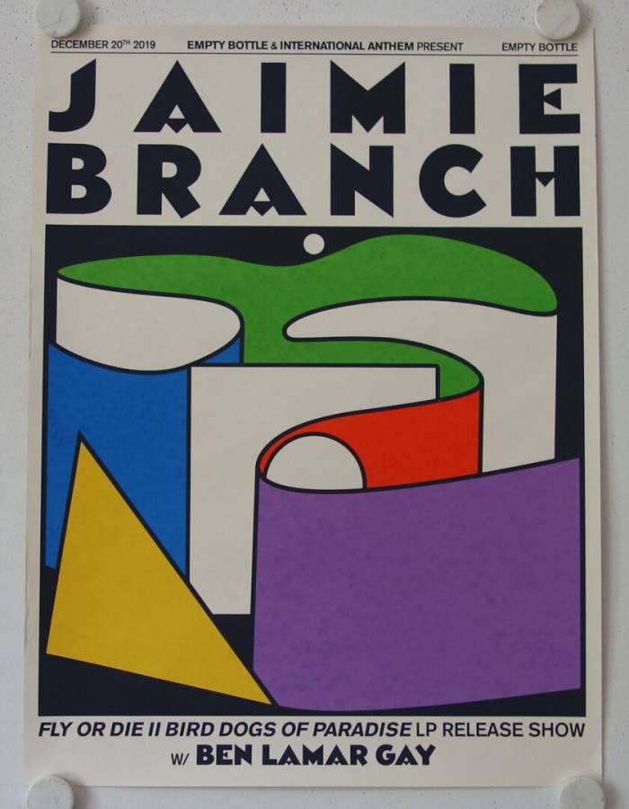 Jaime Branch Concert Poster original release concert poster