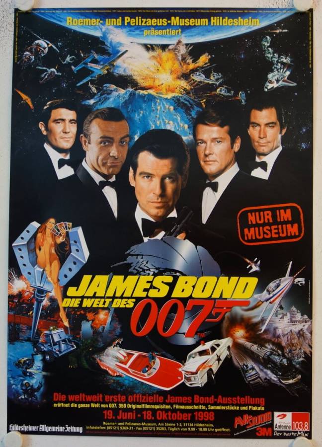 James Bond - The World of 007 original release german exhibition poster