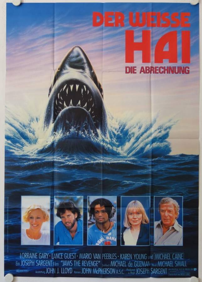 Jaws: The Revenge original release german double-panel movie poster