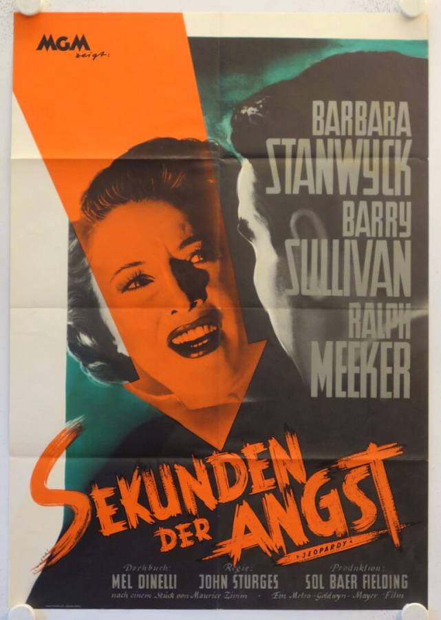 Jeopardy original release german movie poster