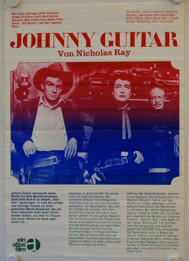 Johnny Guitar - Gejagt, gehasst, gefürchtet originales deutsches Filmplakat