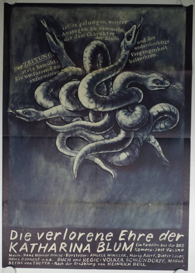 Katharina Blum original release east-german movie poster