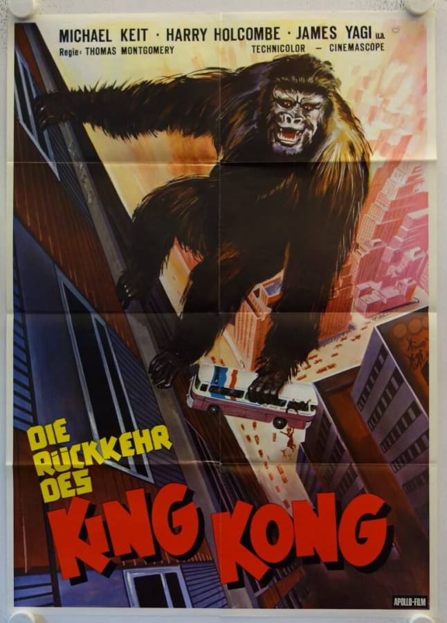 Die Rückkehr des King Kong originales deutsches Filmplakat