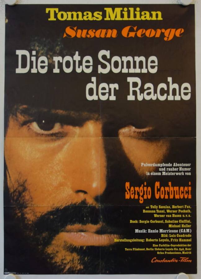 Die rote Sonne der Rache originales deutsches Filmplakat