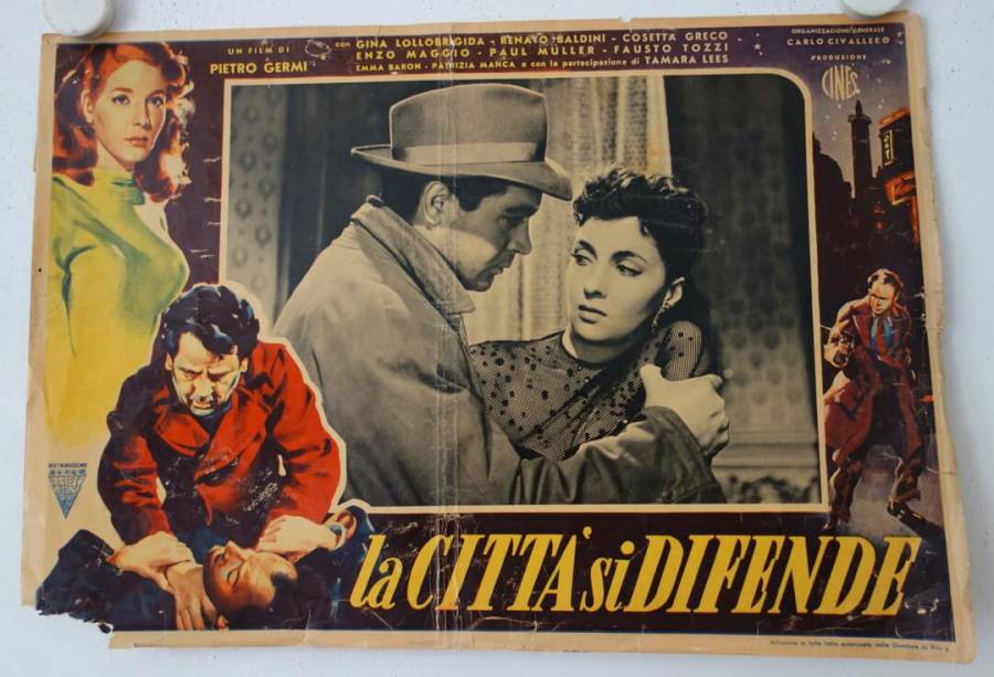 Jagd ohne Gnade originales italienisches Fotobusta Filmplakat