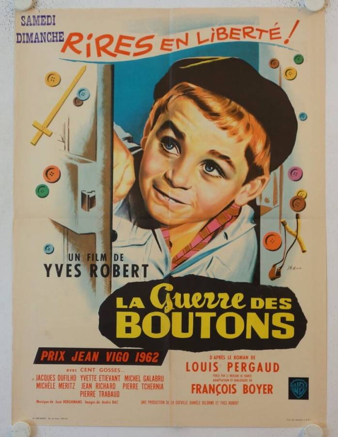 Der Krieg der Knöpfe originales Filmplakat aus Frankreich